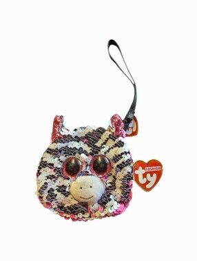 Ty Fashion Flippables Zoey the Zebra Wristlet